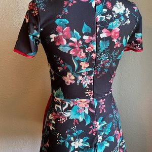 Garden Strolls Floral Romper  Black/Combo